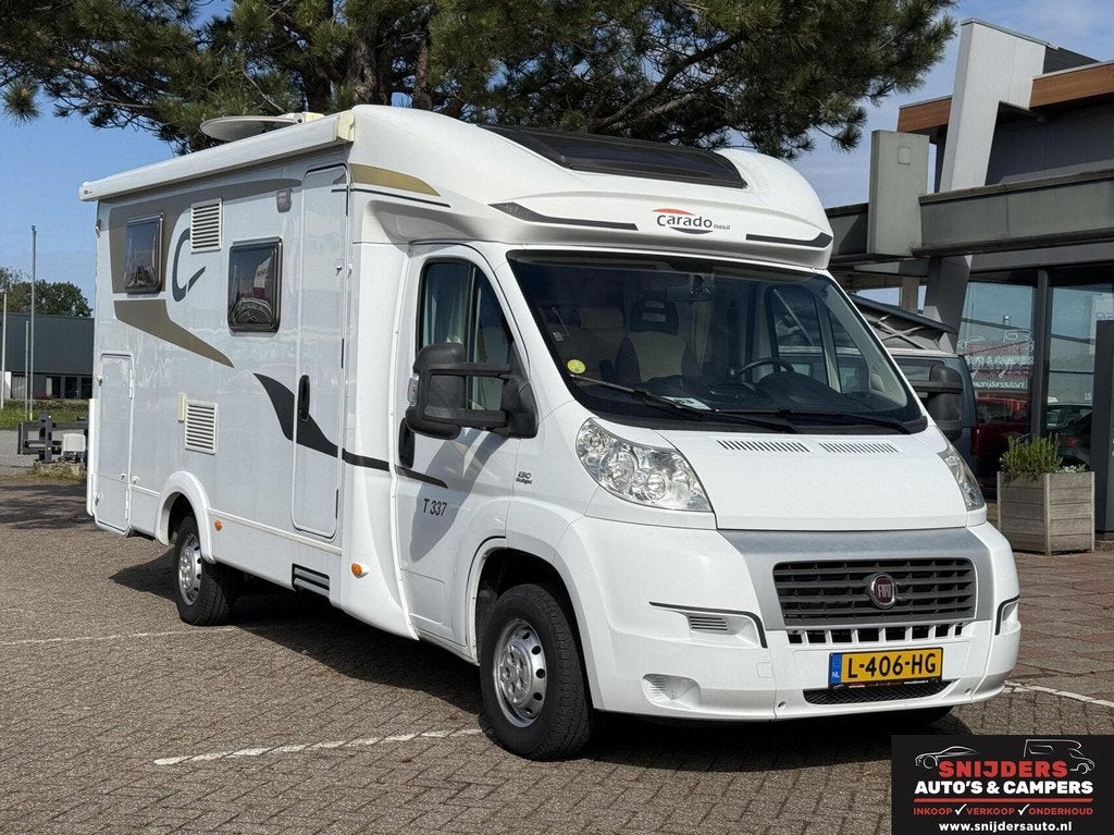Hymer Capron T 337 elek fietsendrager,enkele bedden, 6 tot 7 meter, Bedrijf, Half-integraal, Carado
