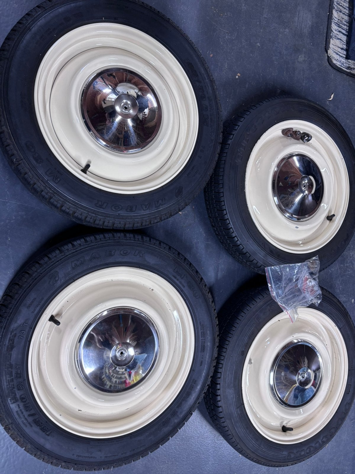 Velgen met band 2CV, Citroen, Burton 135/80 r15, Ophalen