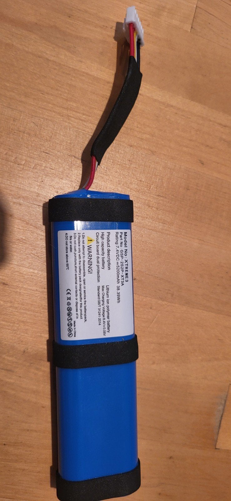 JBL Xtreme 3 Batterij - Model No. XTREME 3, Ophalen of Verzenden, Nieuw, Oplaadbaar