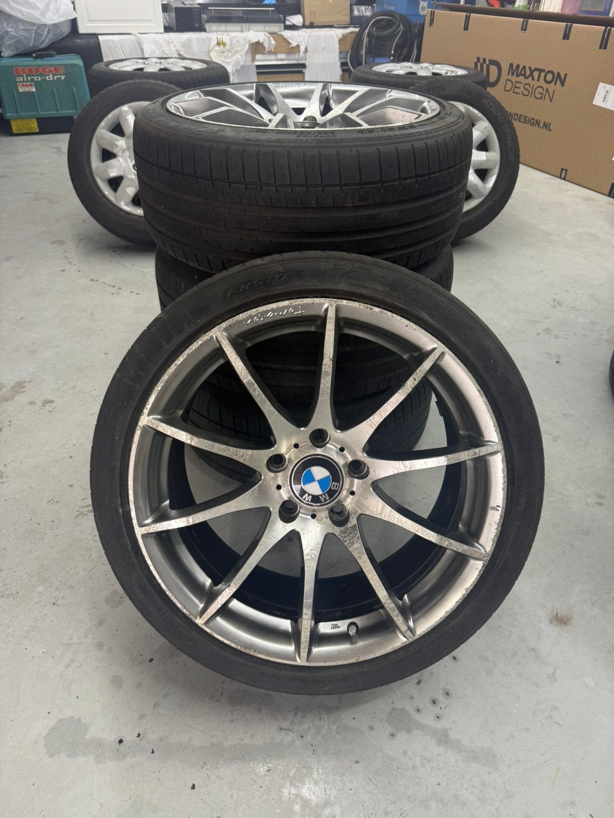 Bmw velgen met banden profiel goed, Auto-onderdelen, Banden en Velgen, Ophalen, Zomerbanden