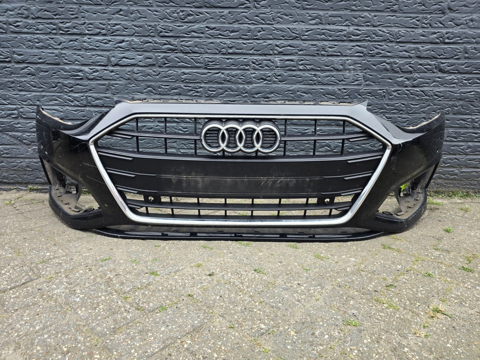 Voorbumper 4x pdc Audi A4 8W B9 facelift bj 2019-2024, Audi, Gebruikt, Voor, Bumper