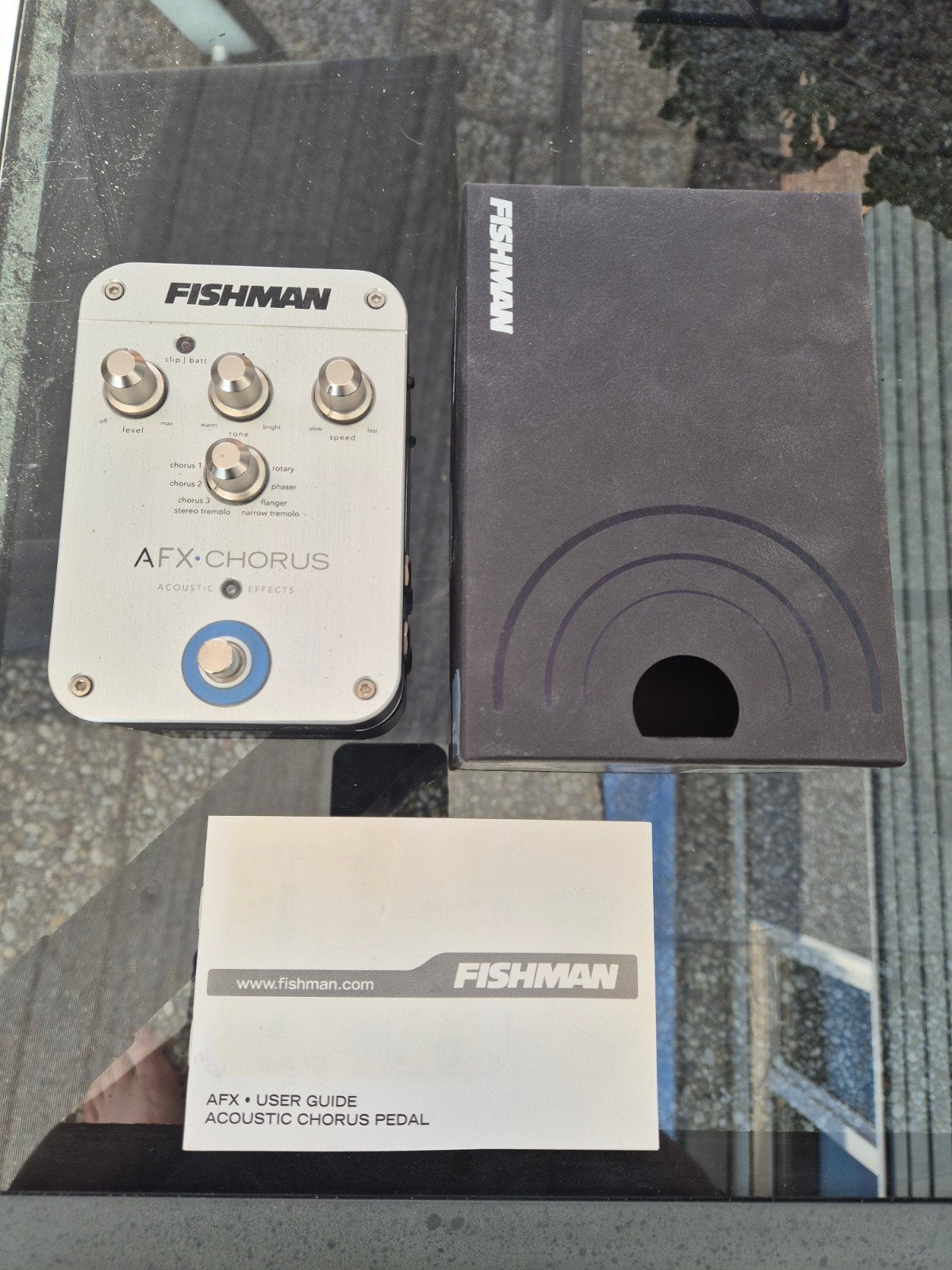 Fishman AFX Chorus Acoustic Effect Pedaal, Ophalen of Verzenden, Zo goed als nieuw, Chorus