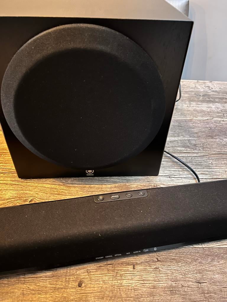Philips Soundbar met subwoofer en Sony speakers, Ophalen, Philips, Soundbar, Zo goed als nieuw