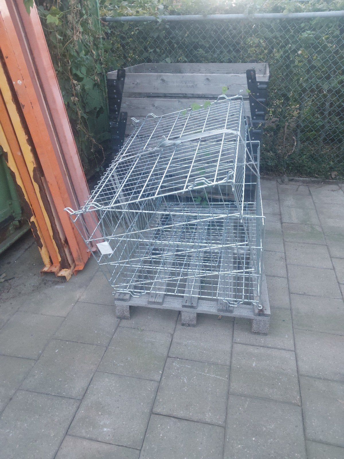Draadmanden 120x80 - Stapelbaar, Ophalen, Gebruikt, 100 cm of meer, Opvouwbaar