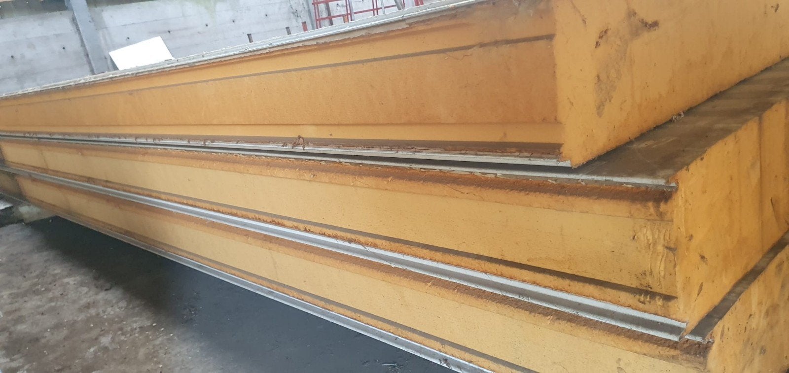 Ongebruikte sandwich/wandpanelen 20cm dik, Doe-het-zelf en Verbouw, Hout en Planken, Ophalen, Eiken, Nieuw, Plank