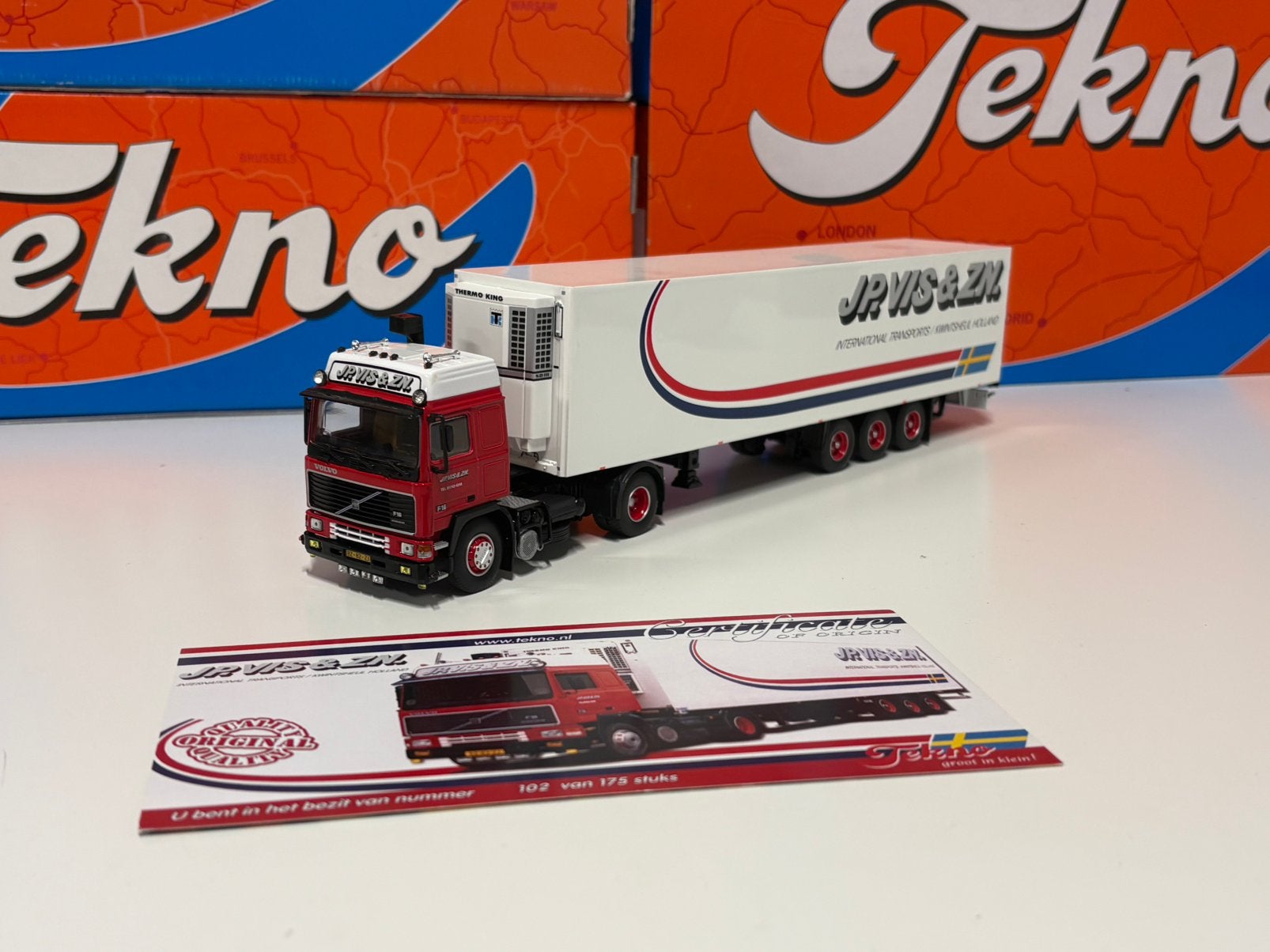 Tekno J.P. Vis Volvo, Ophalen of Verzenden, Zo goed als nieuw, Bus of Vrachtwagen, Tekno