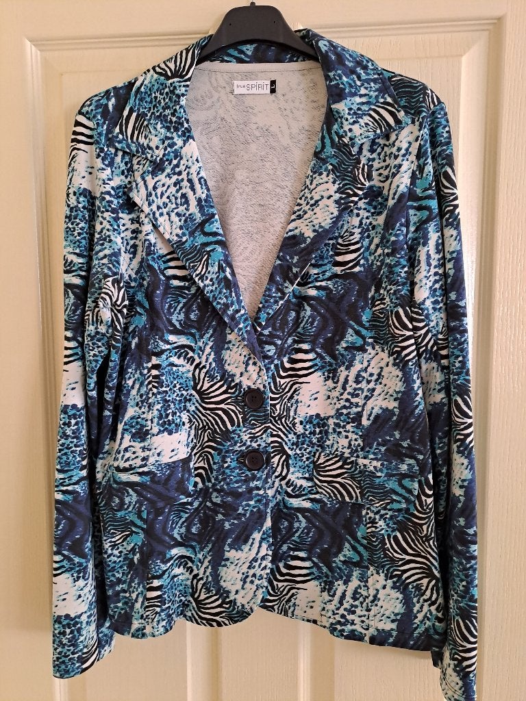 Colbert Maat L Blauw, groen, wit Nieuw, Blauw, Maat 42/44 (L), Nieuw, Ophalen of Verzenden