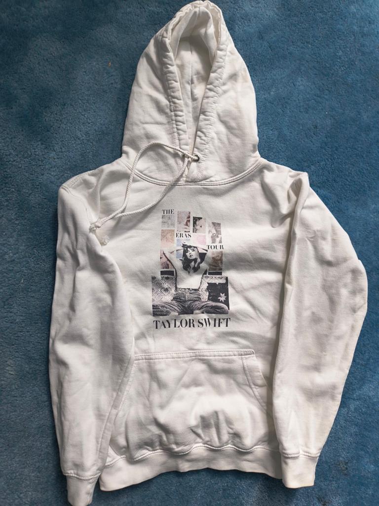 Taylor Swift The Eras Tour Hoodie - Maat XS, Kleding | Dames, Wit, Ophalen of Verzenden, Zo goed als nieuw, Taylor Swift