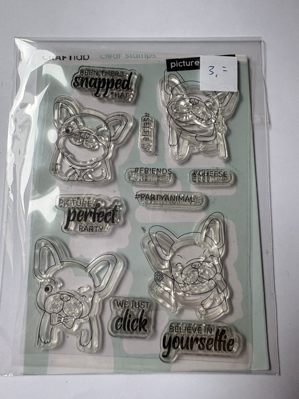 Studio light Craftlab stempel set picture, Ophalen of Verzenden, Zo goed als nieuw, Clearstamp