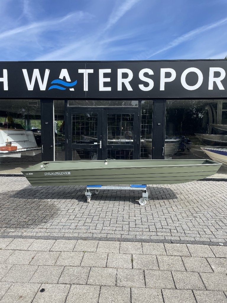 Marine JON13 Aluminium Platbodem | Slechts 40kg | Visboot, Ophalen, Albert Soncklaan 8, Info@nhwatersport.nl, Buitenboordmotor