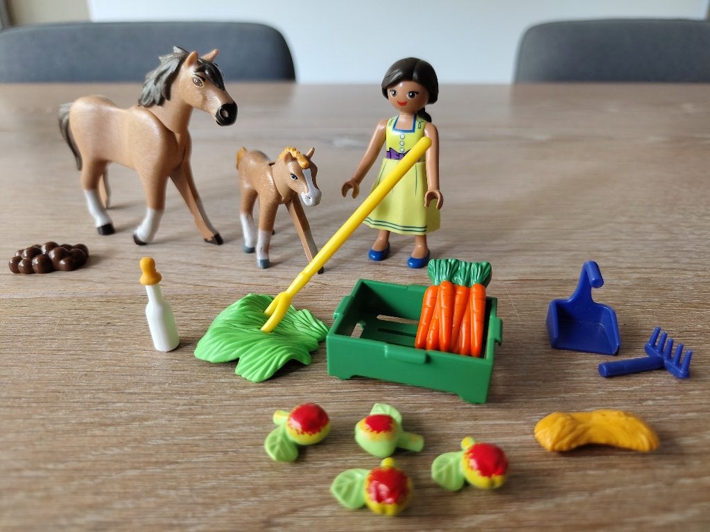 Playmobil Spirit Pru met paard en veulen - 70122 COMPLEET, Kinderen en Baby's, Speelgoed | Playmobil, Ophalen of Verzenden, Zo goed als nieuw
