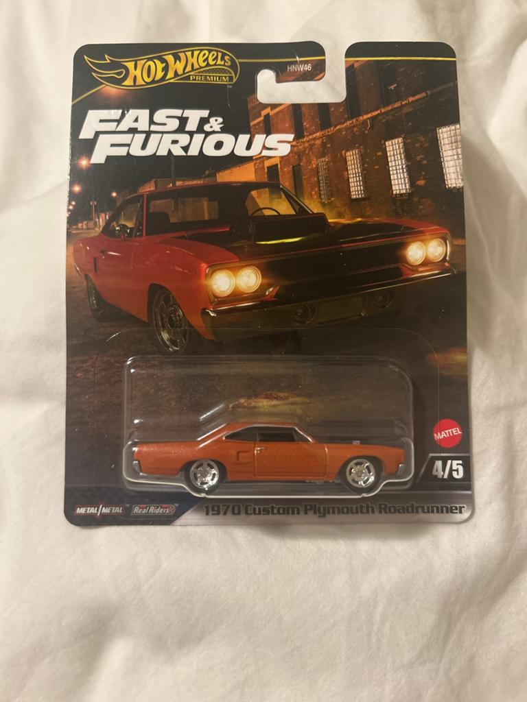 Hot Wheels Fast & Furious 1970 Custom Plymouth Roadrunner, Ophalen of Verzenden, Nieuw