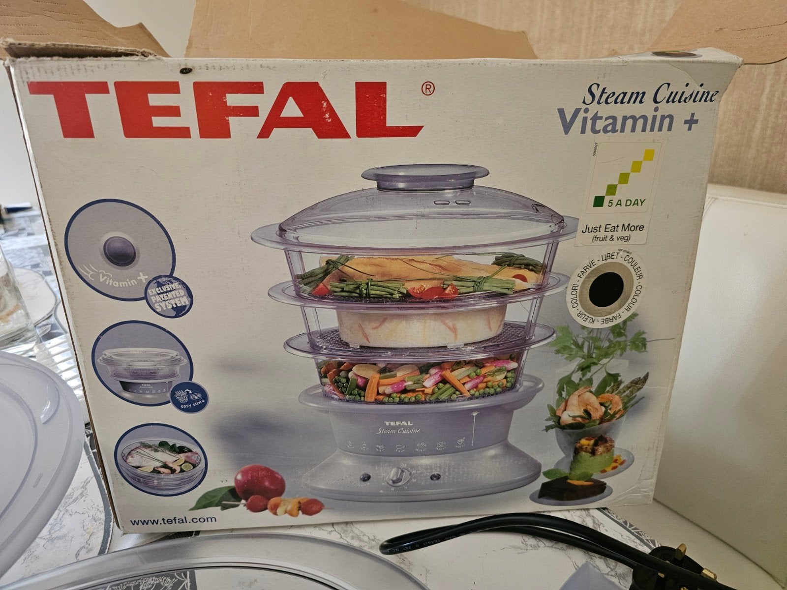 Tefal Cuisine Stoomkoker Vitamin+ - Gezond Koken, Ophalen of Verzenden