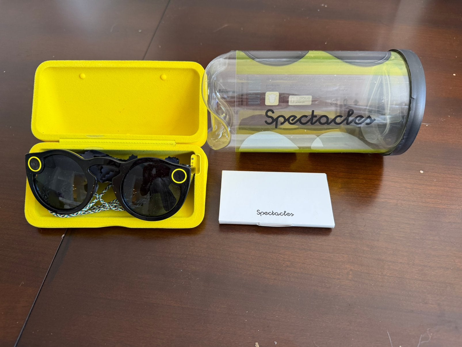Snapchat Spectacles Gen 1, Zonnebril, Zwart, Zo goed als nieuw, Ophalen