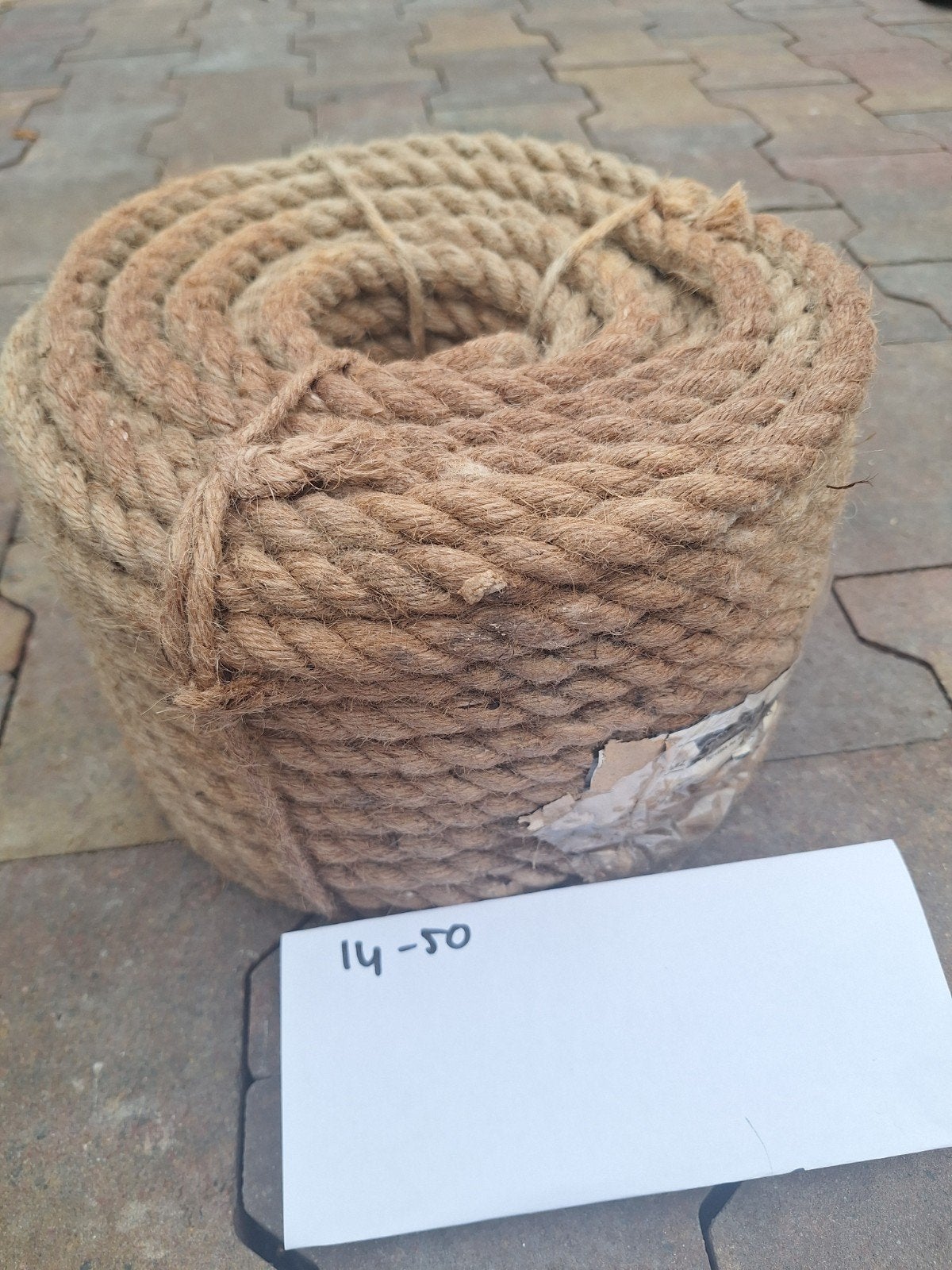 Jute touw 14 mm 50 meter, Ophalen of Verzenden, Nieuw