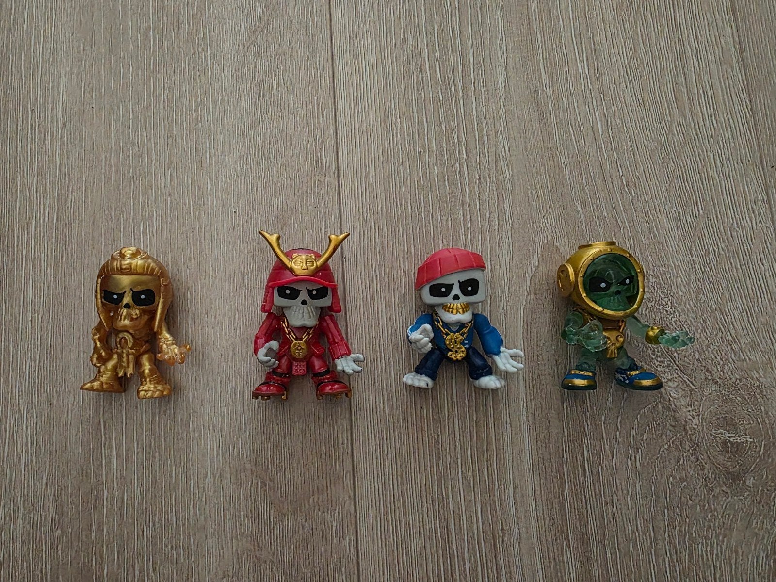 Treasure X Figuren - Goud, Samurai, Rapper, Duiker, Ophalen of Verzenden, Gebruikt