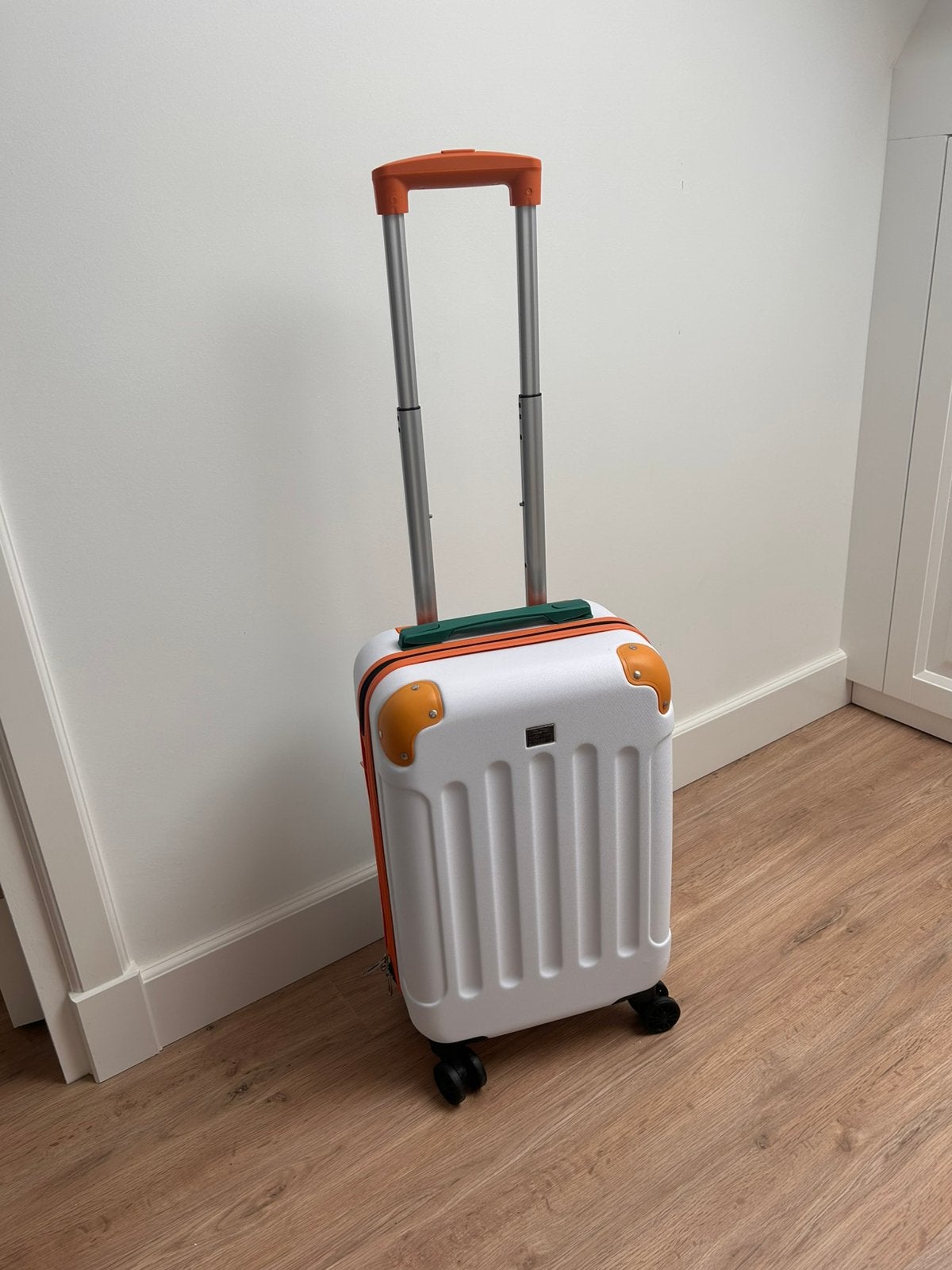 Postcode Loterij rolkoffer, Sieraden, Tassen en Uiterlijk, Koffers, Ophalen, 50 tot 60 cm, Hard kunststof, Zo goed als nieuw