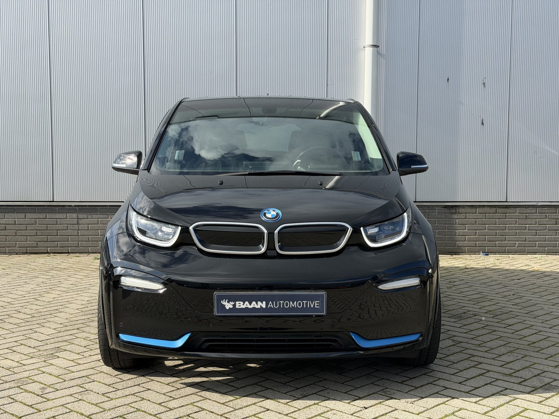 BMW i3 S 120Ah 42 kWh (bj 2019, automaat), Auto's, Automaat, Gebruikt, Zwart, Grijs