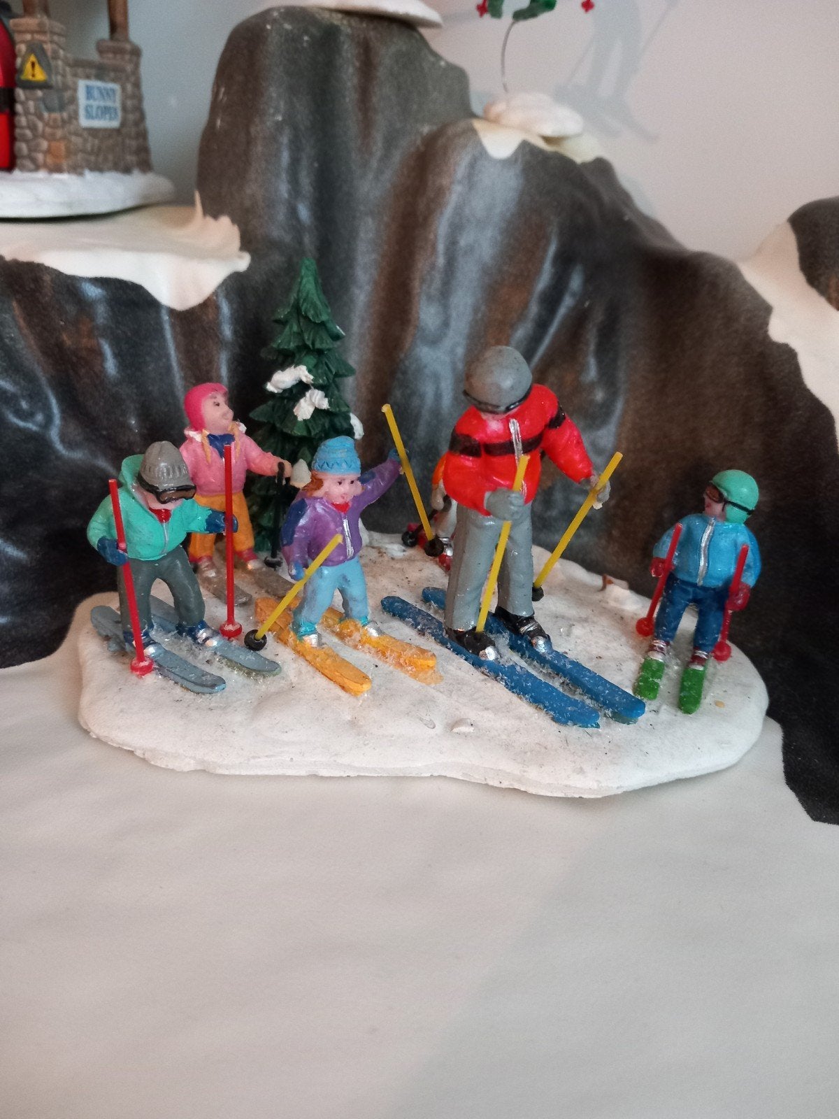 Lemax Skischool kerstdorp, Verzamelen, Ophalen of Verzenden, Zo goed als nieuw