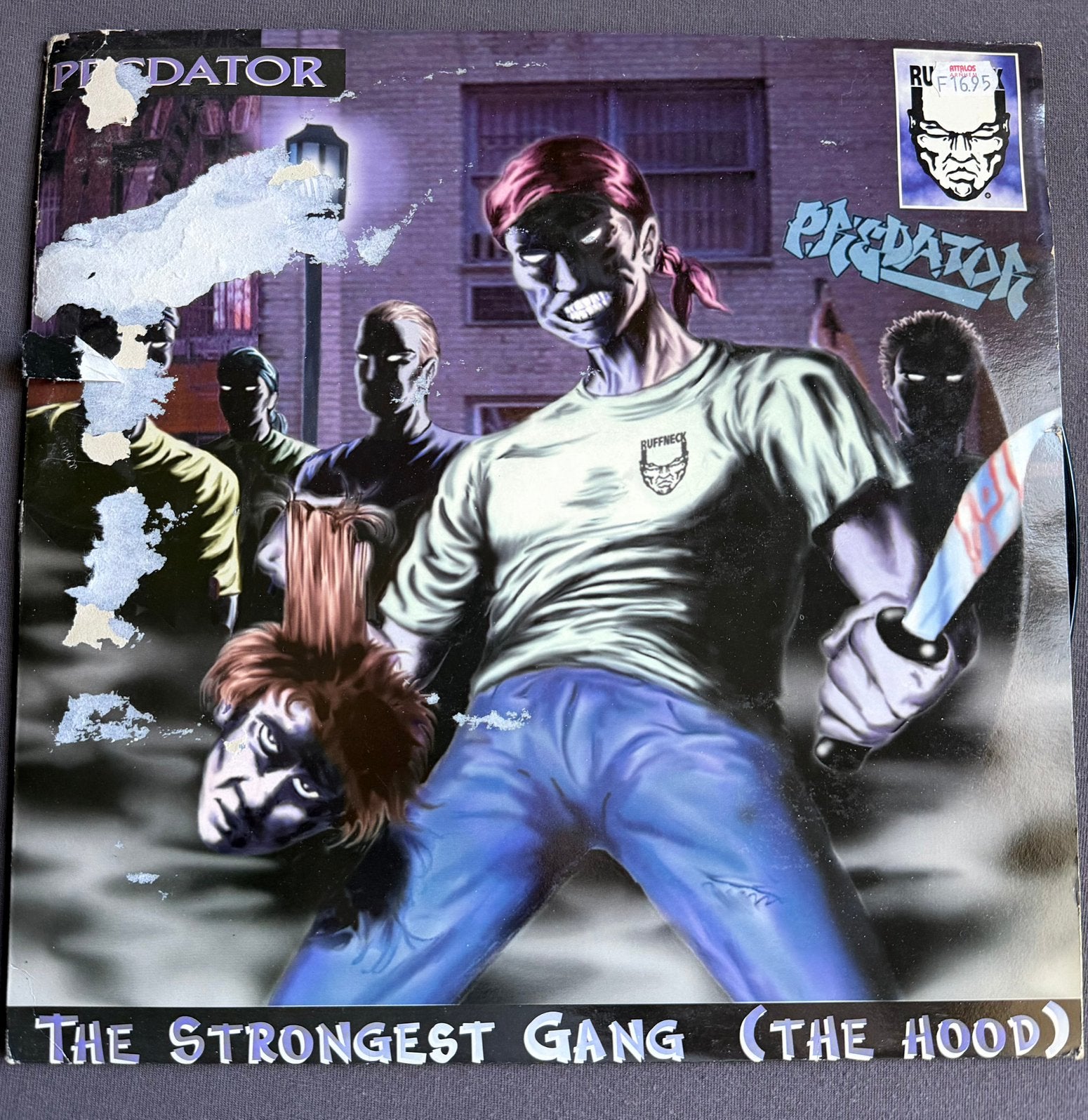Gabber Vinyl Dj Predator Ruffneck 1996, Cd's en Dvd's, Ophalen of Verzenden, Zo goed als nieuw, 12 inch
