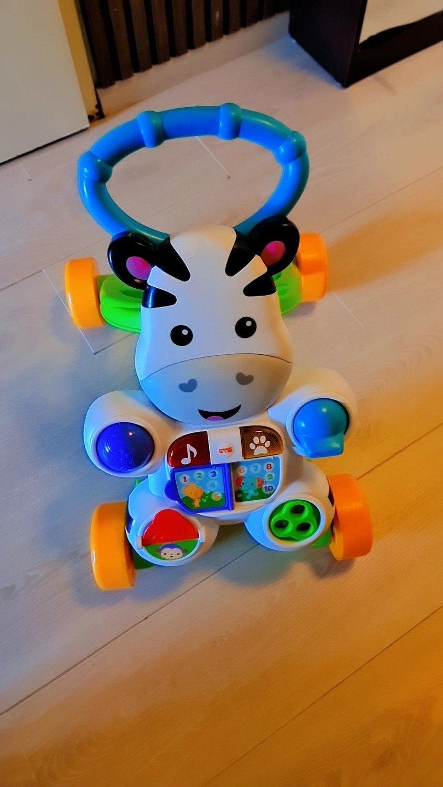Loopwagen Zebra met speeltjes en activiteiten, Ophalen of Verzenden, Gebruikt, Overige typen, Met wieltjes
