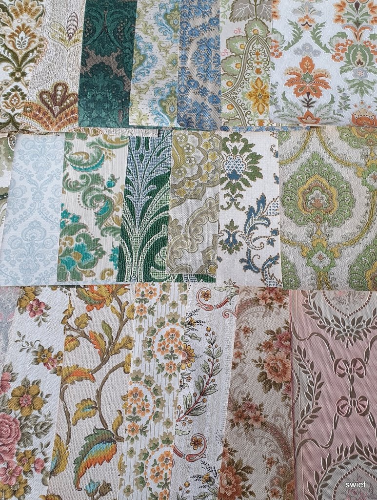 13329 DIY scrapbook papier vintage behang retro swiet, Ophalen of Verzenden