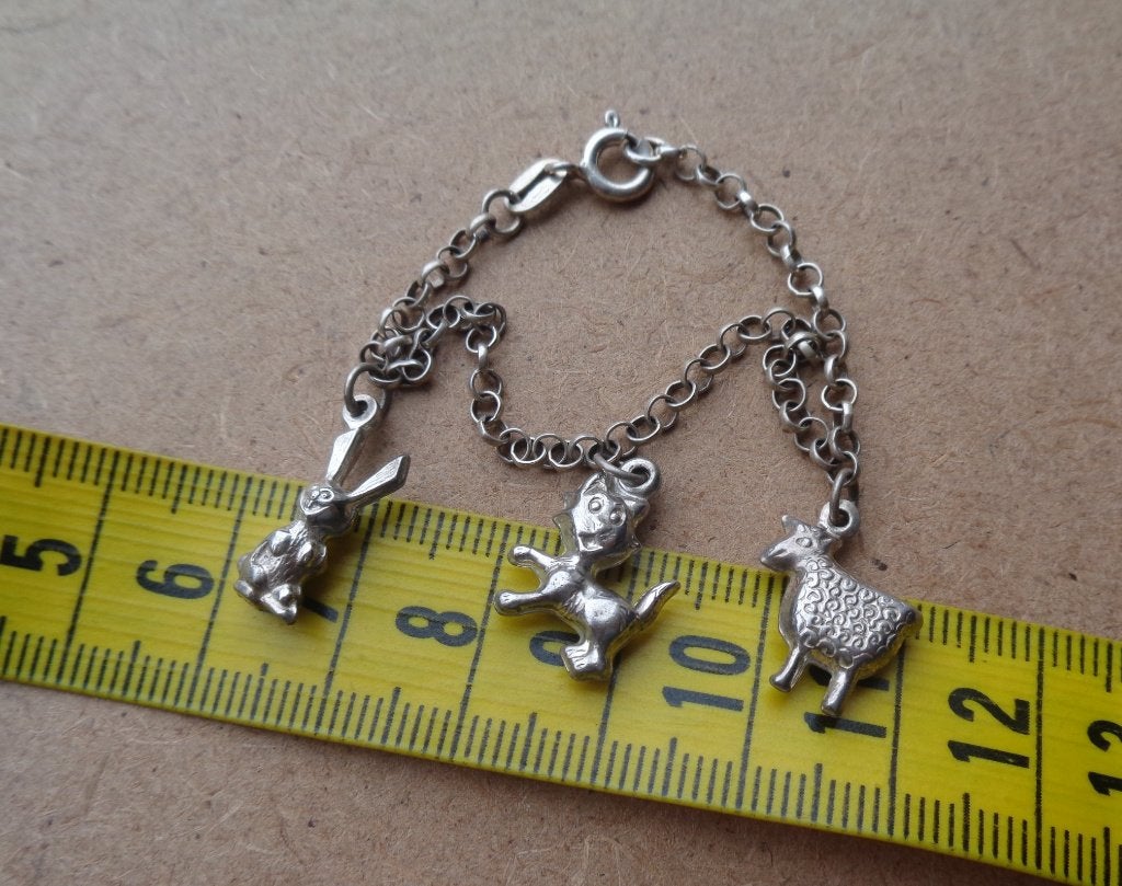 zilveren kinder bedelarmband [175], Verzenden, Zo goed als nieuw, Met bedels of kralen, Zilver