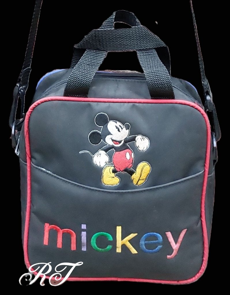 Disney zwarte schoudertas van Mickey Mouse., Ophalen of Verzenden, Gebruikt, Zwart, Schoudertasje