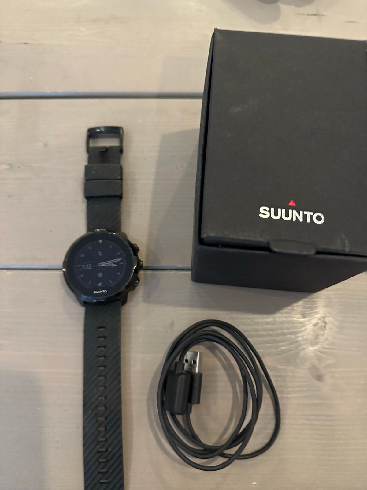 Suunto Spartan sporthorloge met hartslagmeter, Ophalen, Hartslag, Gebruikt, Zwart
