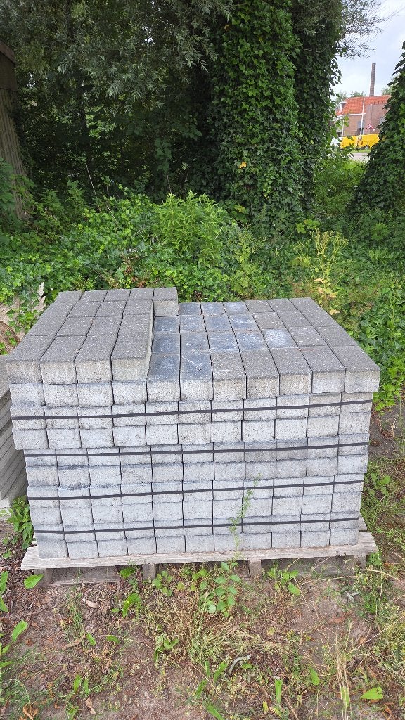 Betonklinkers 8 cm, antraciet., Tuin en Terras, Tegels en Klinkers, Ophalen, Klinkers, Nieuw, 5 tot 10 m²