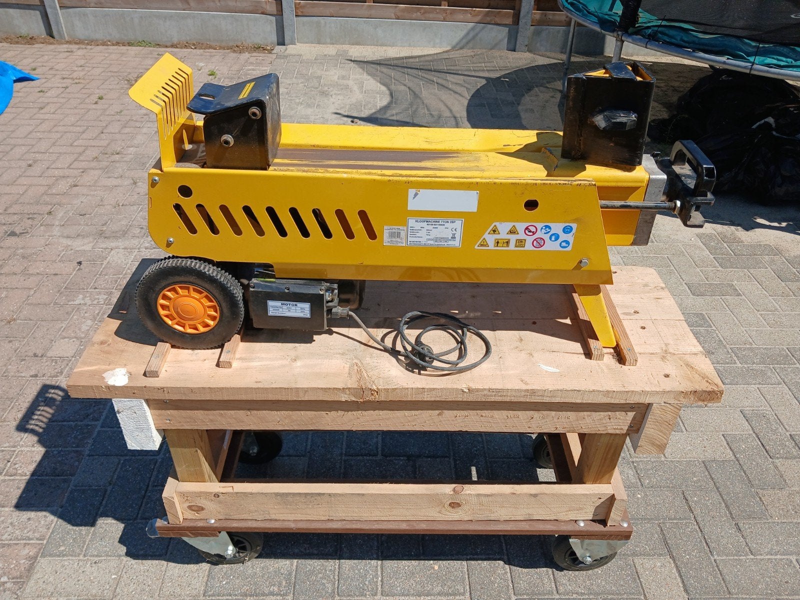kloofmachine 7ton met stevige kar,in heel goede staat, Ophalen