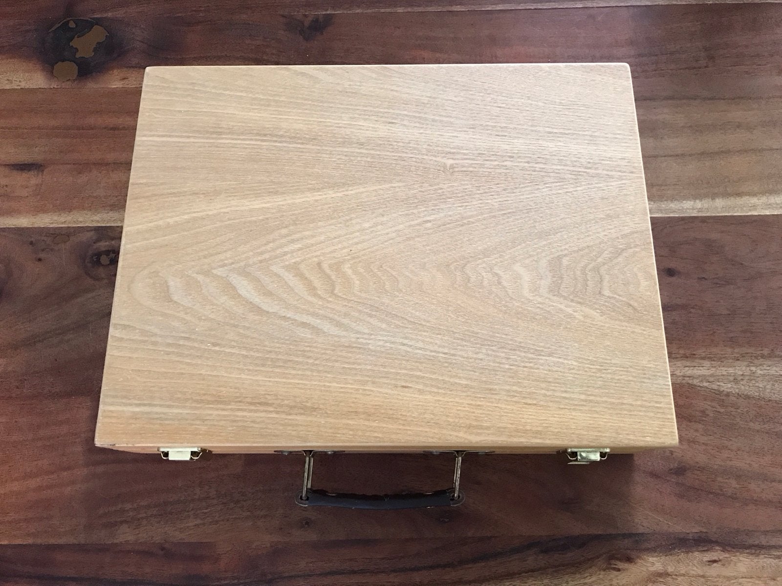 Houten schilderskist met palet, Ophalen of Verzenden, Gebruikt, Overige typen