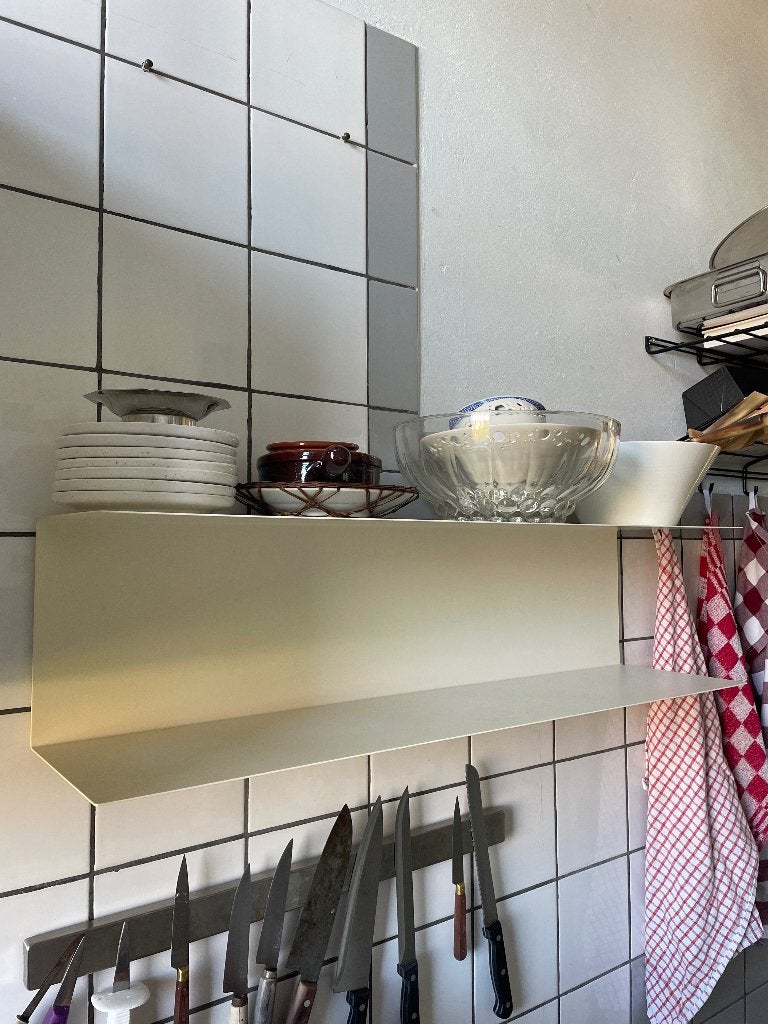 IKEA wandplank BOTKYRKA 3 stuks wit, Ophalen, Gebruikt, Wit, Overige typen