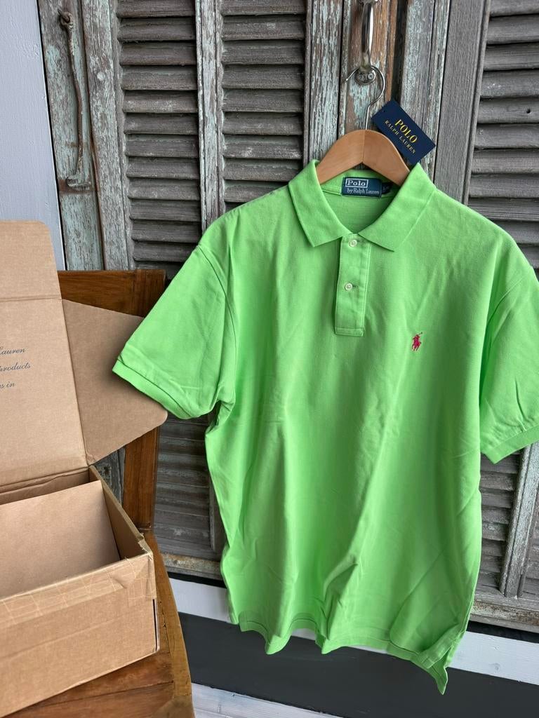 Prachtig RALPH LAUREN polo shirt size L, Maat 52/54 (L), Ophalen of Verzenden, Groen, Polo Ralph Lauren