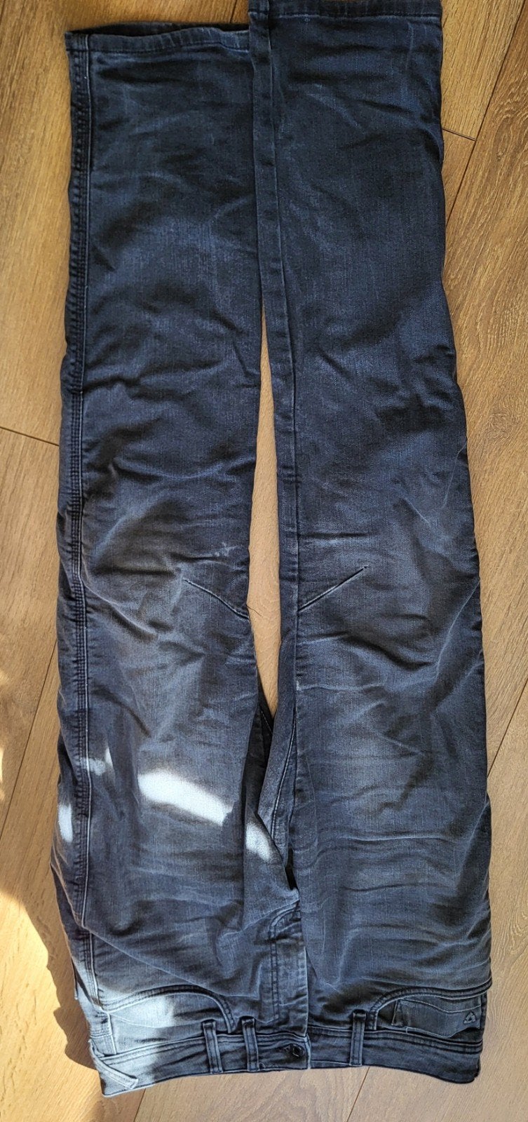 REV'IT Jeans Detroit Middengrijs Used, Heren, Ophalen of Verzenden, Broek | textiel, Rev'it