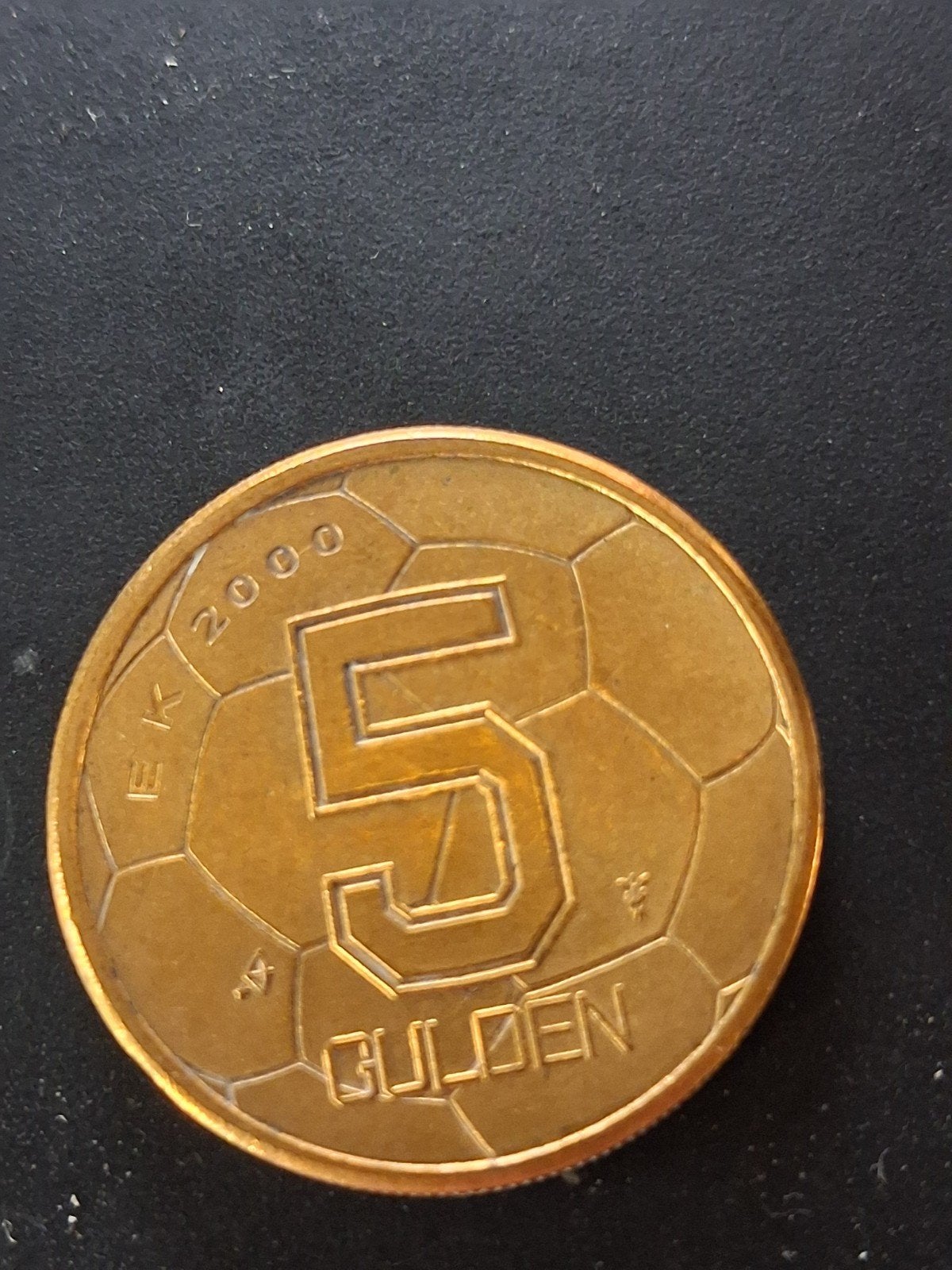 5 Gulden EK 2000 munt Koningin Beatrix, Ophalen of Verzenden, Koningin Beatrix, 5 gulden, Losse munt