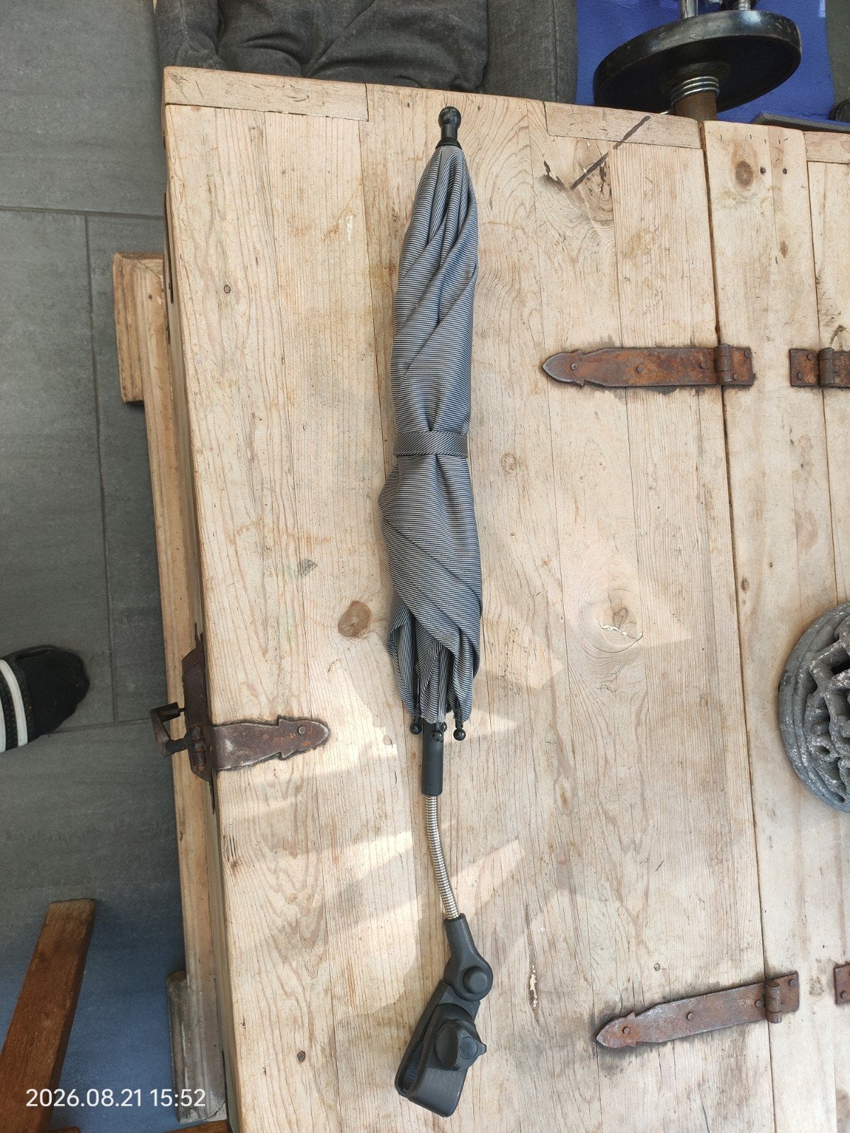 parasol voor kinderwagen, Ophalen, Zo goed als nieuw, Grijs