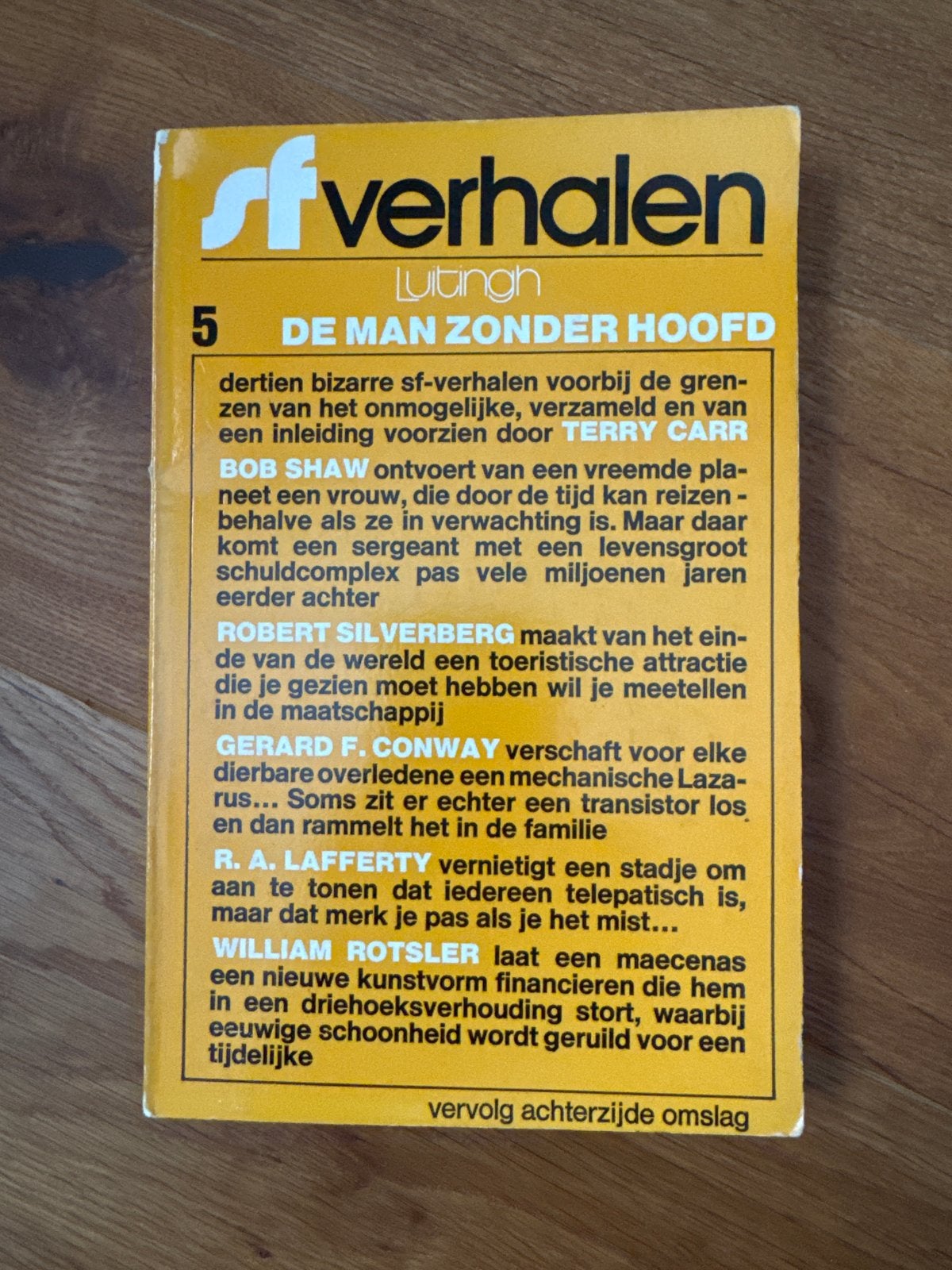 SF Verhalen 5: De Man Zonder Hoofd - Luitingh, Ophalen of Verzenden, Gelezen