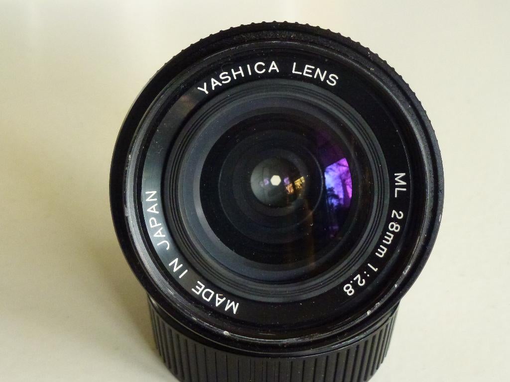 Yashica ML 28 mm 1: 2,8 z.g.a.n., Ophalen of Verzenden, Zo goed als nieuw, Groothoeklens