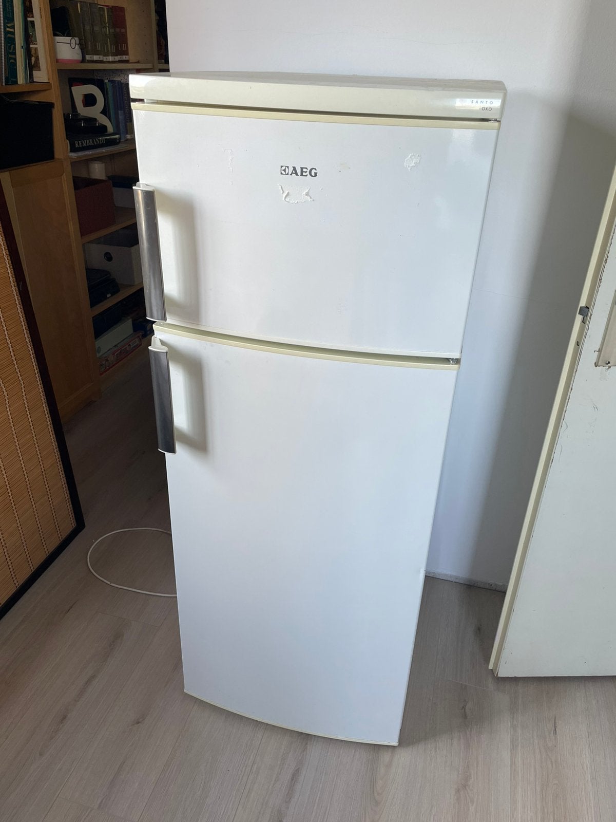 AEG Koelkast met vriesvak - VANDAAG WEG!, Ophalen, 150 tot 200 liter, Gebruikt, 140 tot 160 cm
