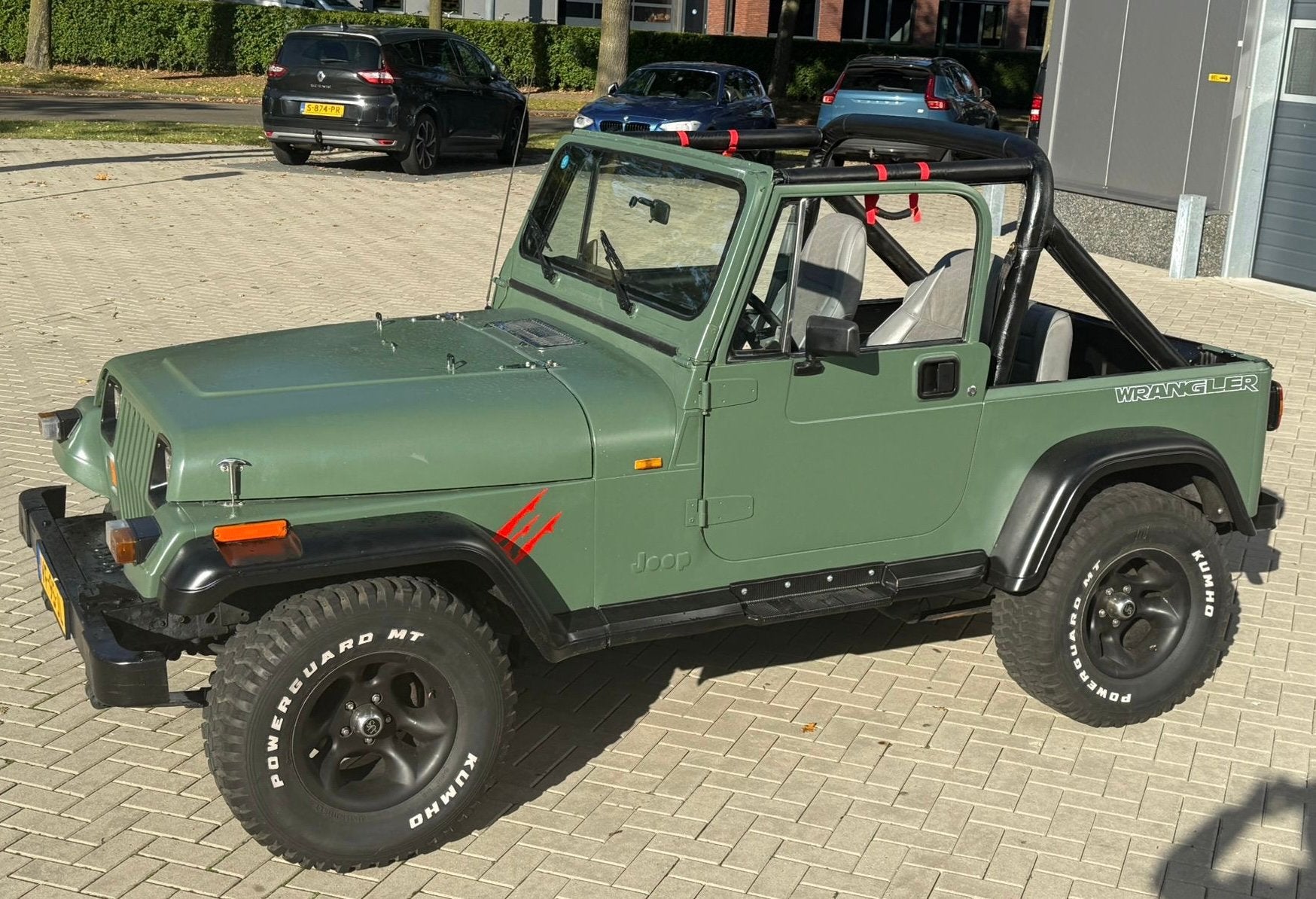 ‼️JEEP WRANGLER YJ 2.5 4WD BJ1989 GROEN HARDTOP SOFTTOP‼️, 2500 cc, 4 cilinders, Leder, Bedrijf