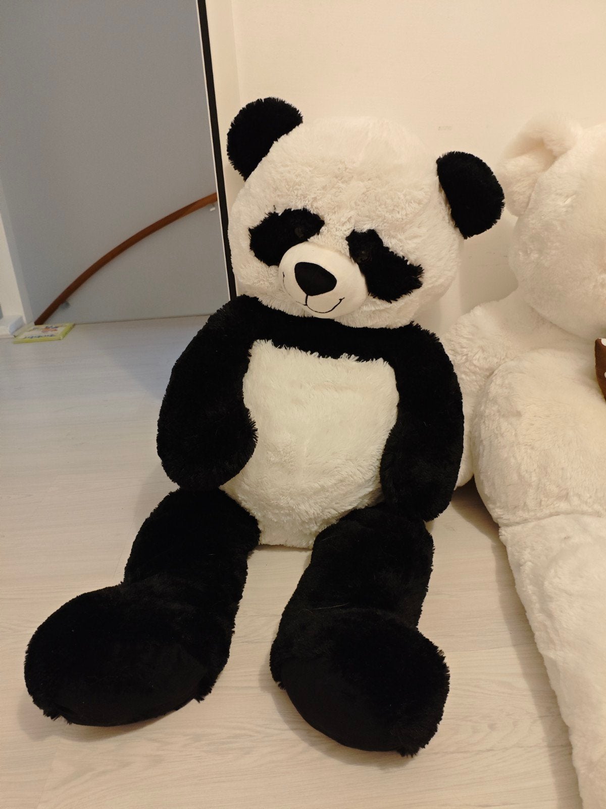 Grote pluche pandabeer 100 cm, Ophalen of Verzenden, Zo goed als nieuw, Stoffen beer, Overige merken
