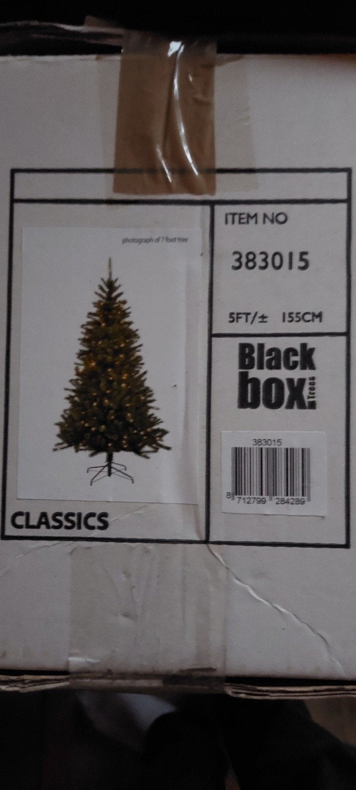 Kingston black box kunstkerstboom, Ophalen, Zo goed als nieuw