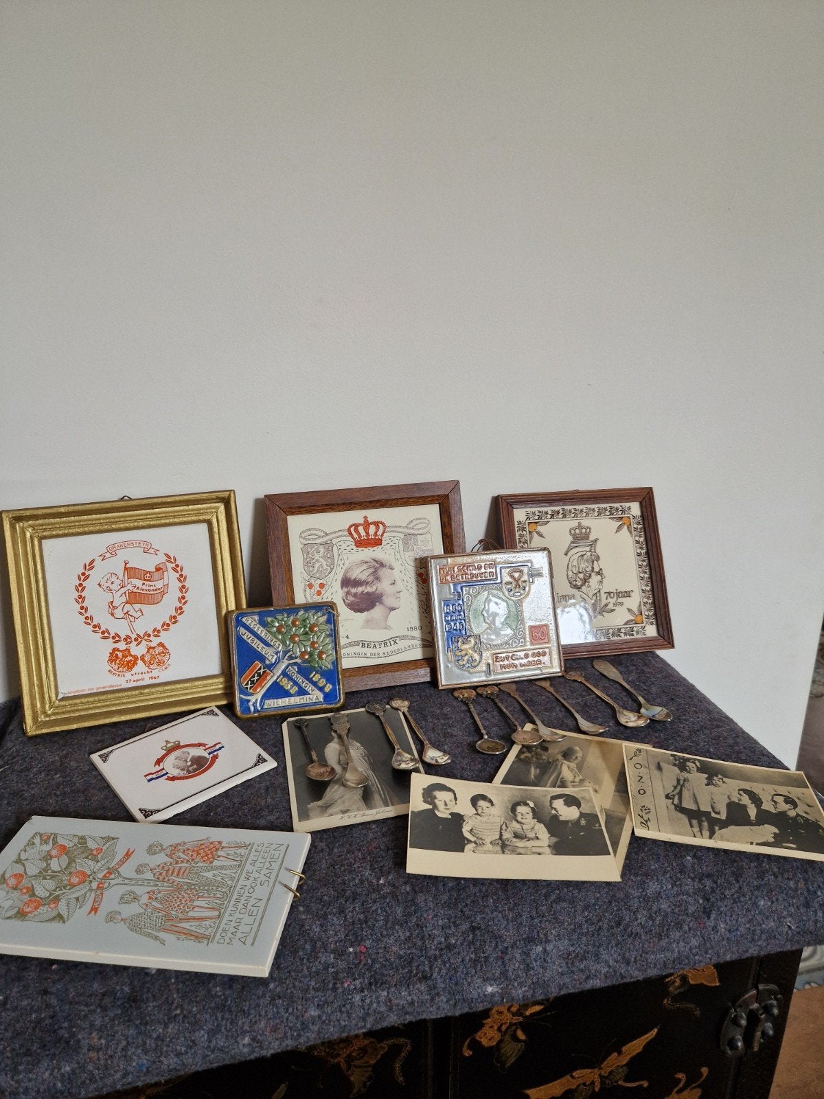 Koninklijke Memorabilia: Speldjes, Lepeltjes, Foto's & Meer, Ophalen of Verzenden
