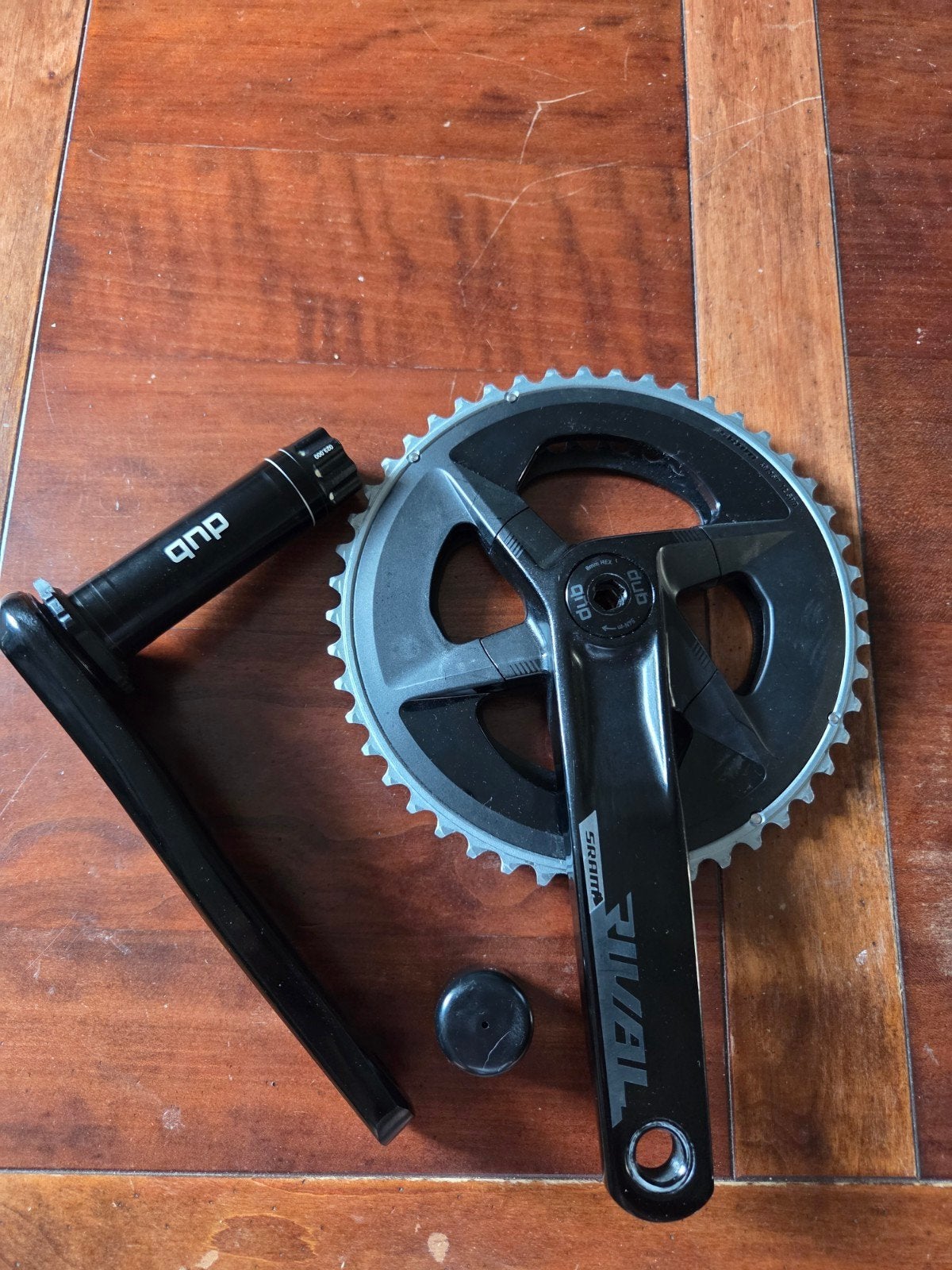 SRAM Rival DUB Crankstel met Kettingblad, Crankstel of Pedalen, Ophalen of Verzenden, Zo goed als nieuw, SRAM