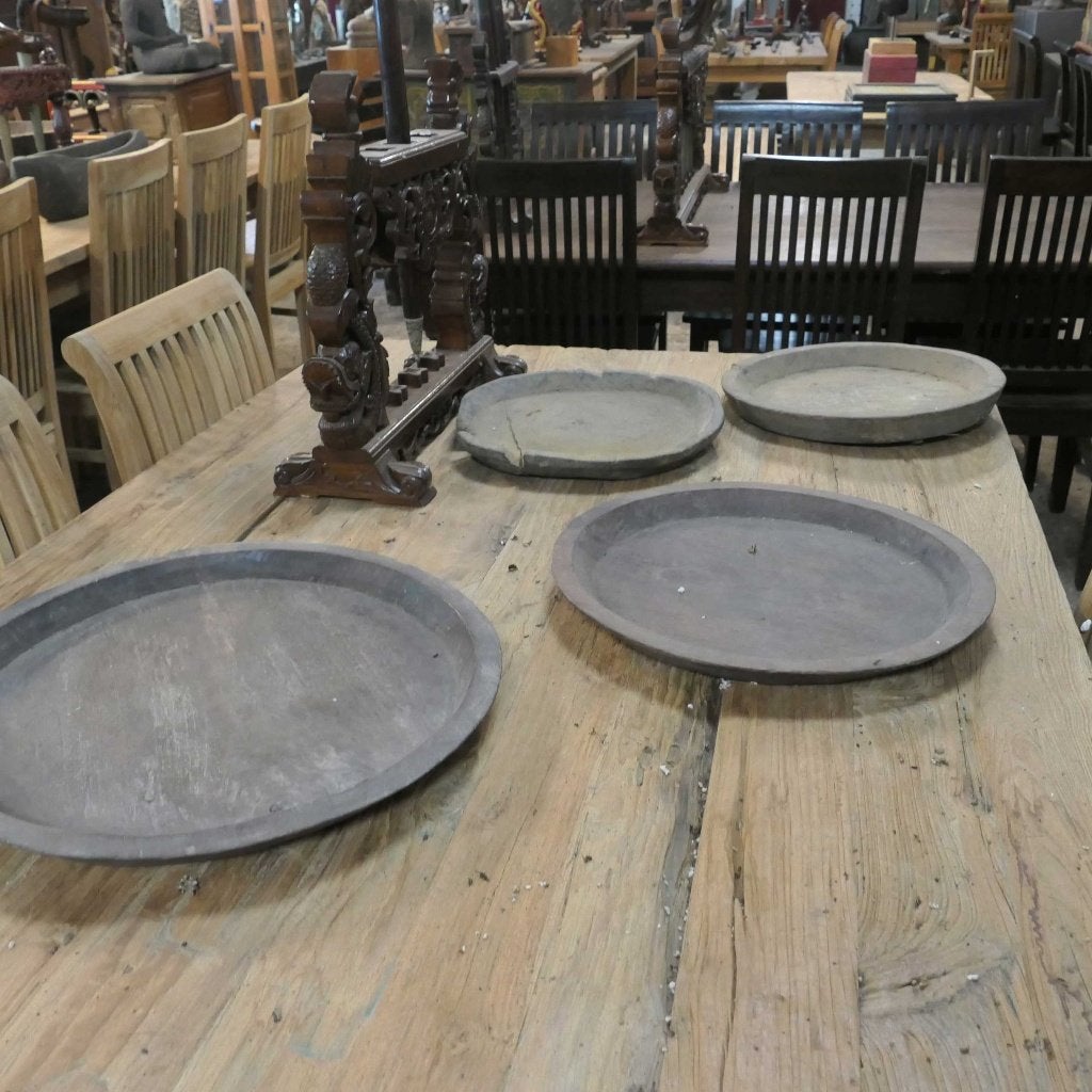 houten schalen bakken borden DL4 Landelijk geleefd oud hout, Ophalen of Verzenden