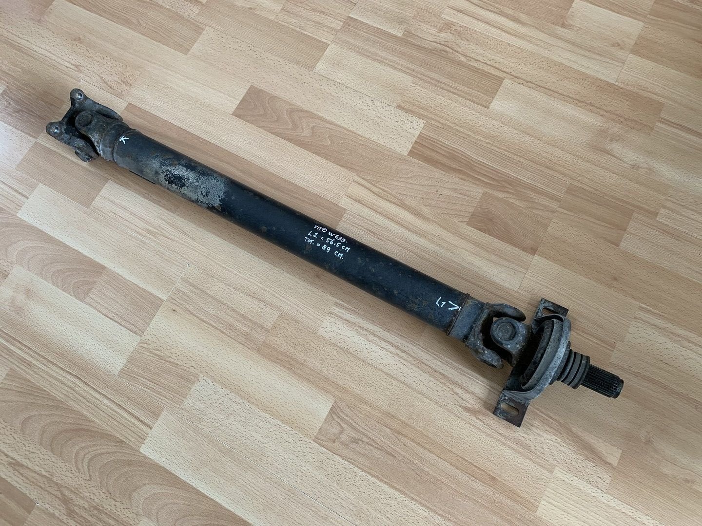 Cardanas deel Mercedes vito W639 639 achterste deel 2003 +, Gebruikt, -, Ophalen of Verzenden, -
