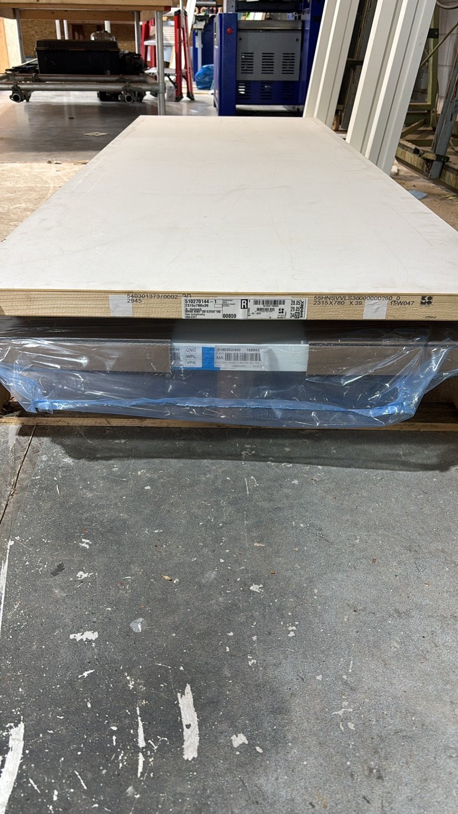 Svedex binnendeur 231,5 x 78 cm stomp nieuw, Ophalen, Zo goed als nieuw