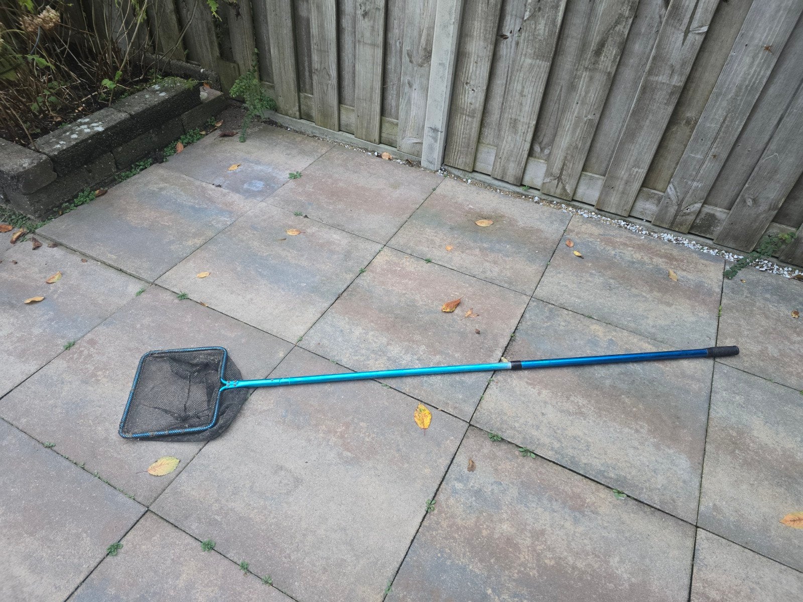 schepnet Laps visnet vijvernet net 1 meter uitschuifbaar 2, Ophalen, Gebruikt, Vijvernet
