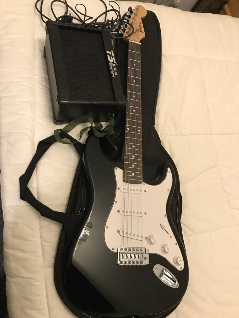 Finesse Gitaar met hoes, Muziek en Instrumenten, Ophalen of Verzenden, Klassieke of Spaanse gitaar